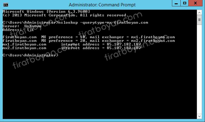 querytype mx