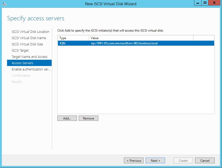 iscsi yapılandırma