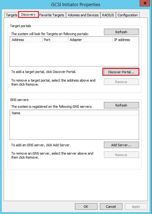 iscsi yapılandırma