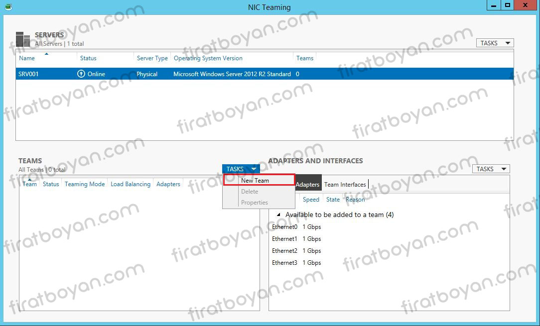 Server 2012 NIC Teaming