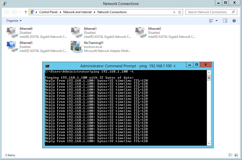 Server 2012 NIC Teaming