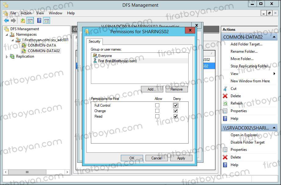 Distributed File System (DFS) Kurulum ve Yapılandırma