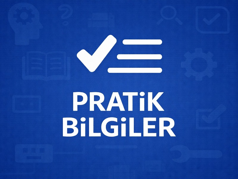 Bu makale kategorisinde teknolojiye dair pratik ipuçları, kullanım kolaylıkları ve çeşitli makale içerikleri bulacaksınız.