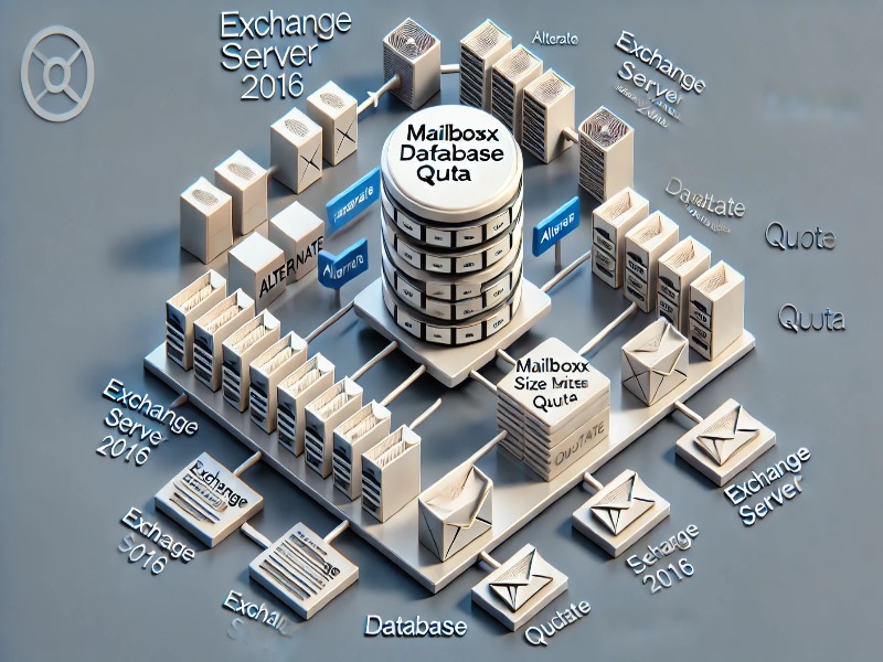 Exchange Server 2016'da Mailbox Hesapları için Database Quota Yapılandırma