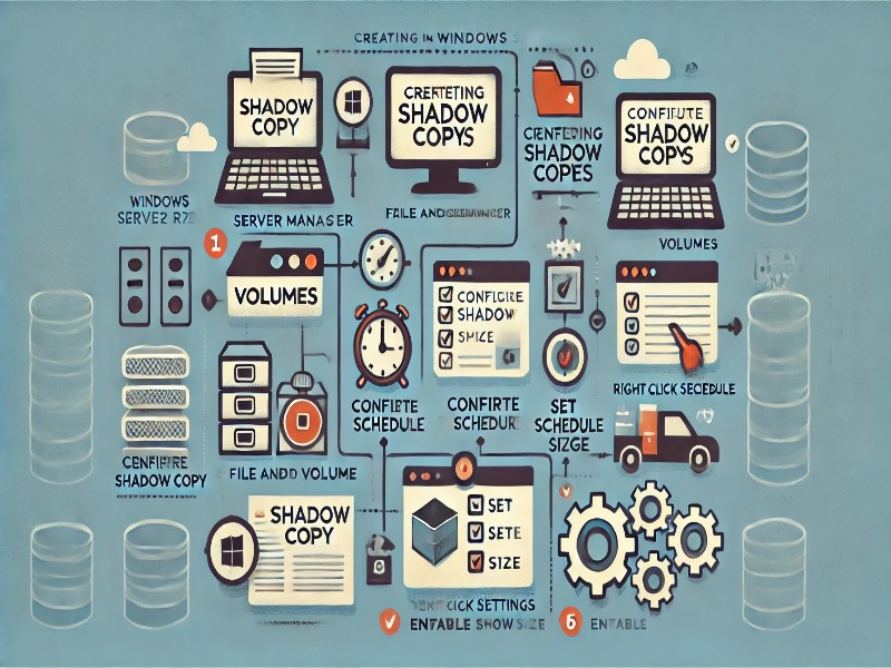 Windows Server 2012 R2'de Volume Shadow Copy (Gölge Kopya) Oluşturma