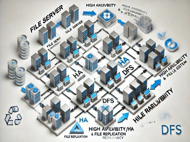 Windows Server 2016'da DFS Server High Availability Yapılandırması