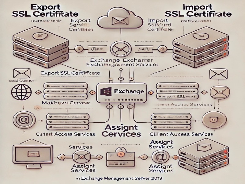 Exchange 2019'da EMS ile SSL Wildcard Sertifika Aktarımı