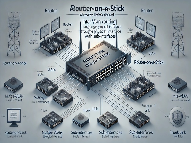 Inter Vlan Routing - Router On a Stick Nedir? Nasıl Yapılandırılır?