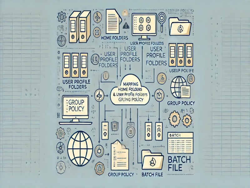 Batch Dosyası ile GPO Üzerinden Home Folder Map Etme Yöntemi
