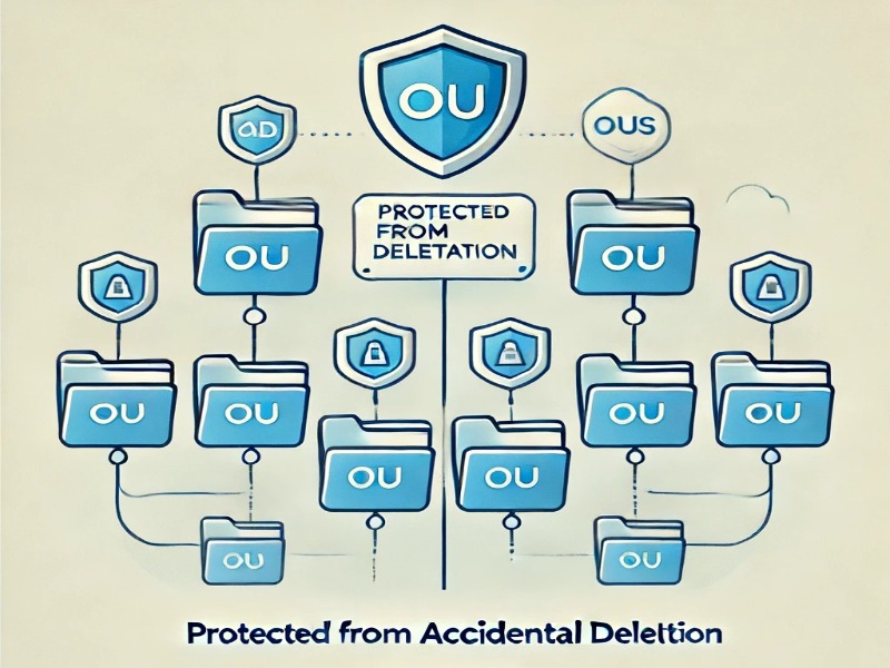 Active Directory’de OU'ların Yanlışlıkla Silinmesini Engelleme