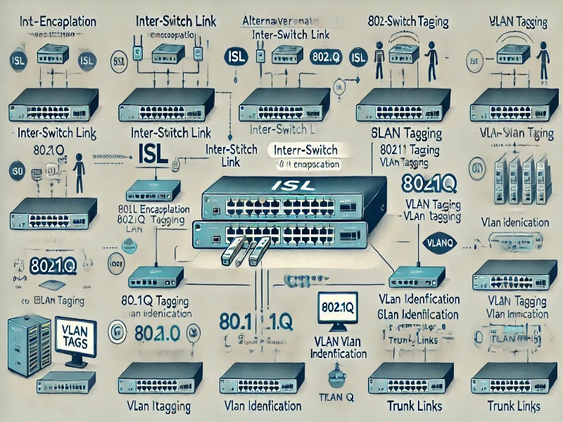ISL (Inter Switch Link) ve 802.1Q (dot1q) Nedir? Farkları Nelerdir?