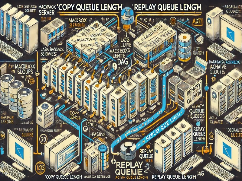 Exchange Server 2019'da Copy ve Replay Queue Length Nedir?