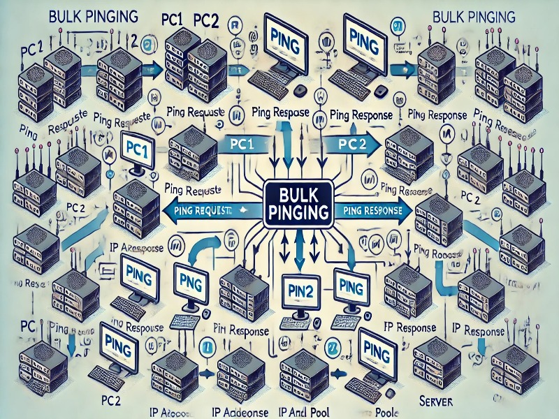 Bir IP Aralığına CMD Komutu İle Toplu Ping Atma