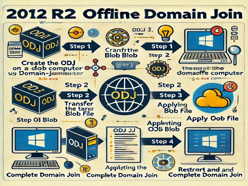 Windows Server 2012 R2 ile Offline Domain Join