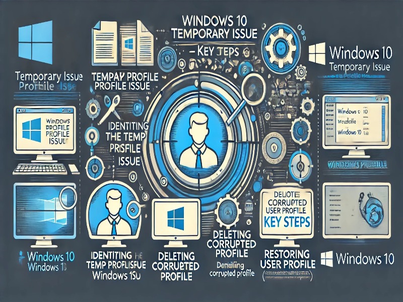 Windows 10'da TEMP Profile (Geçici Profil) Sorunu