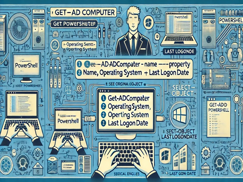 PowerShell ile Hostname, OS bilgisi ve Last Logon verisi alma