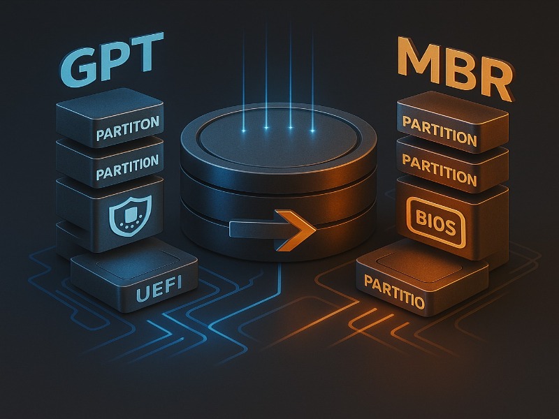GPT ve MBR Yapıları: Temel Farklar ve Seçim Kriterleri