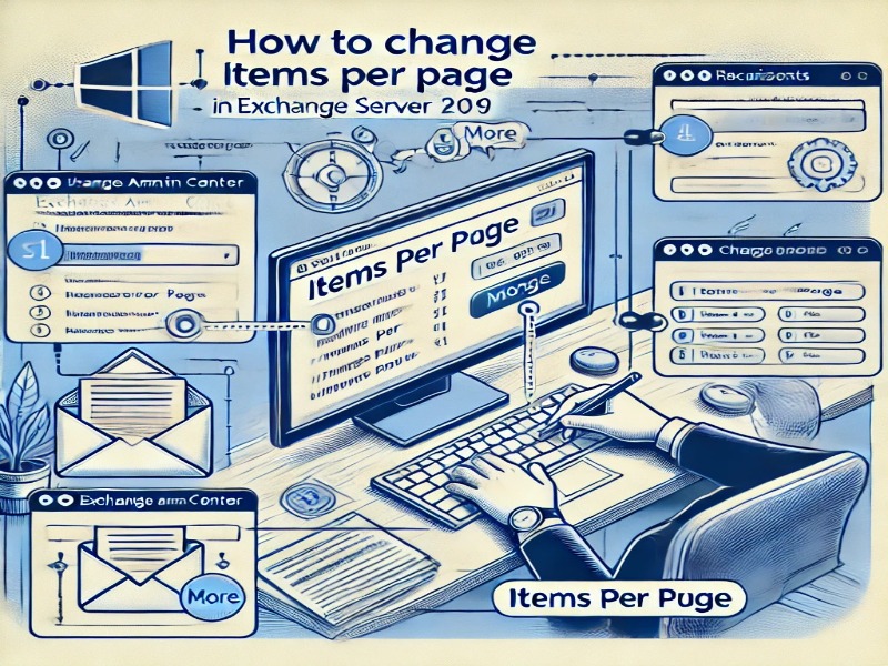  Exchange Server 2019’da Items Per Page Değerini Değiştirme