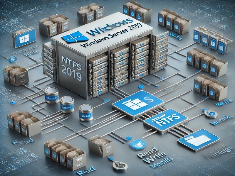 Windows Server 2019'da NTFS Güvenlik İzinleri Yönetimi
