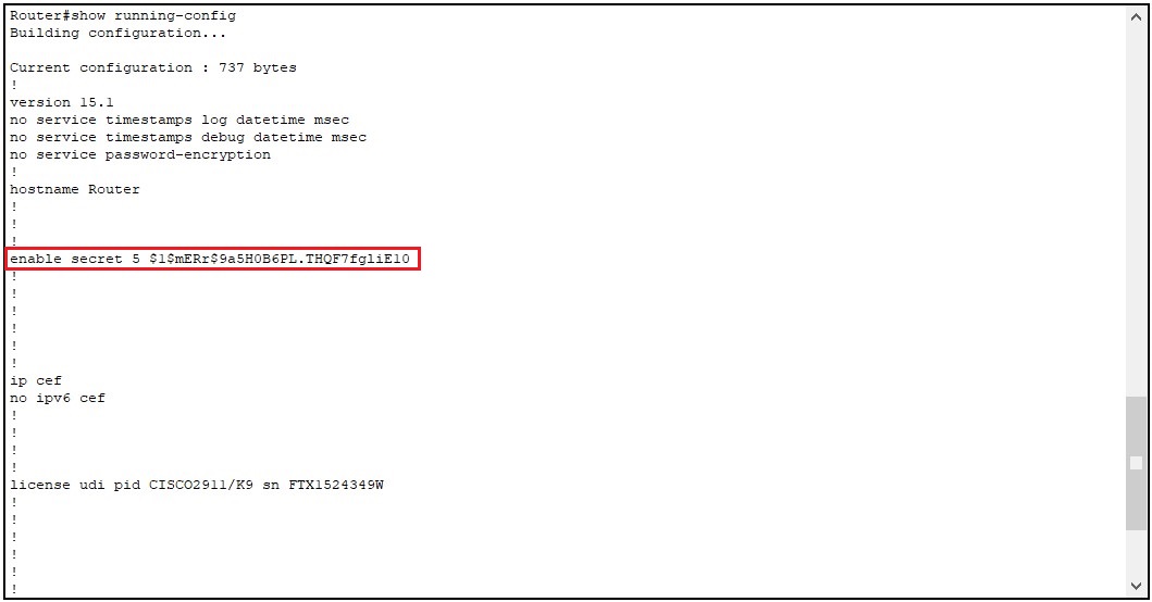 Cisco Router parola sıfırlama