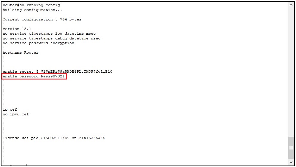 Cisco Router parola sıfırlama