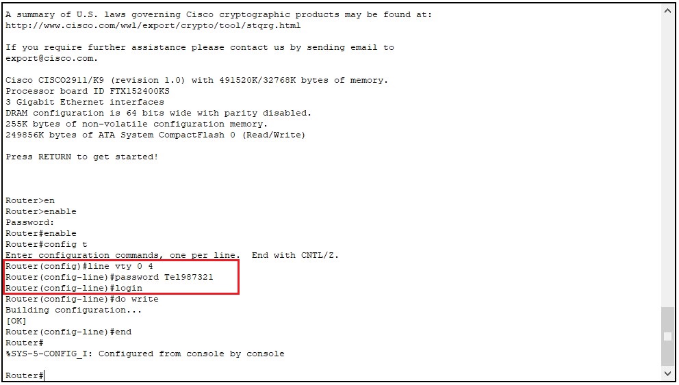 Cisco Router parola sıfırlama