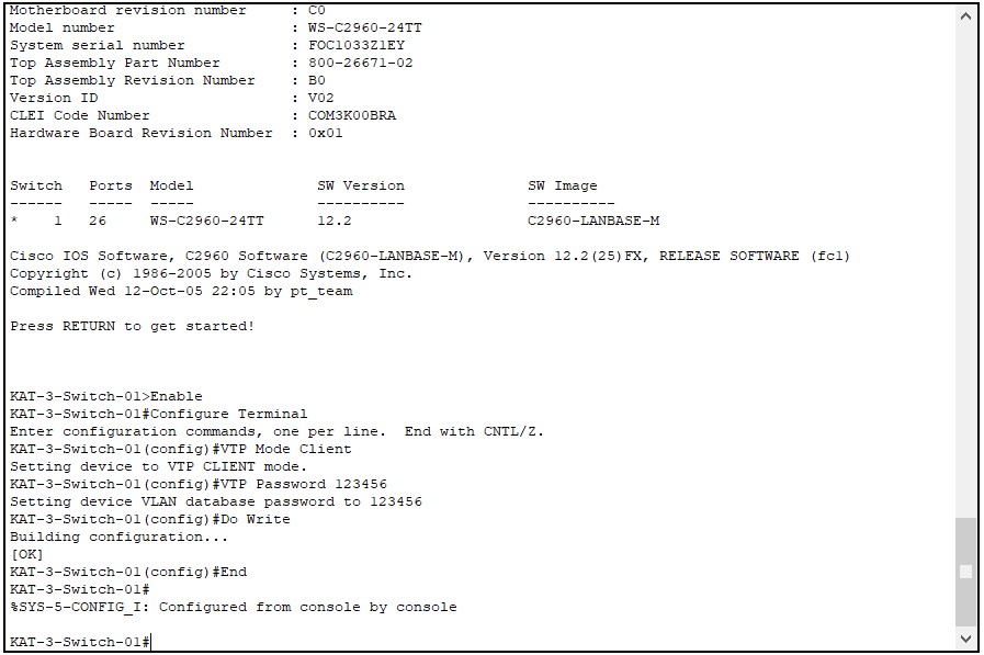 Vlan oluşturma Trunk yapılandırma