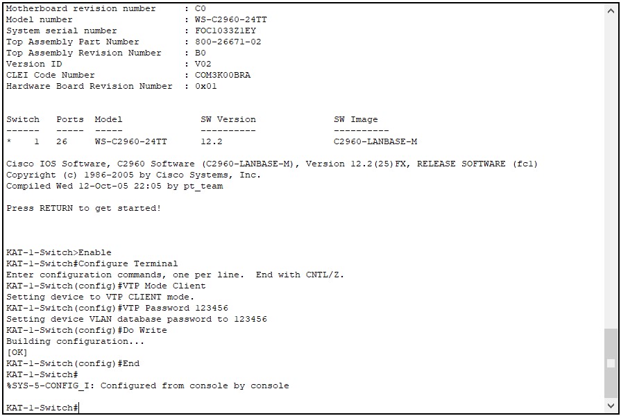 Vlan oluşturma Trunk yapılandırma