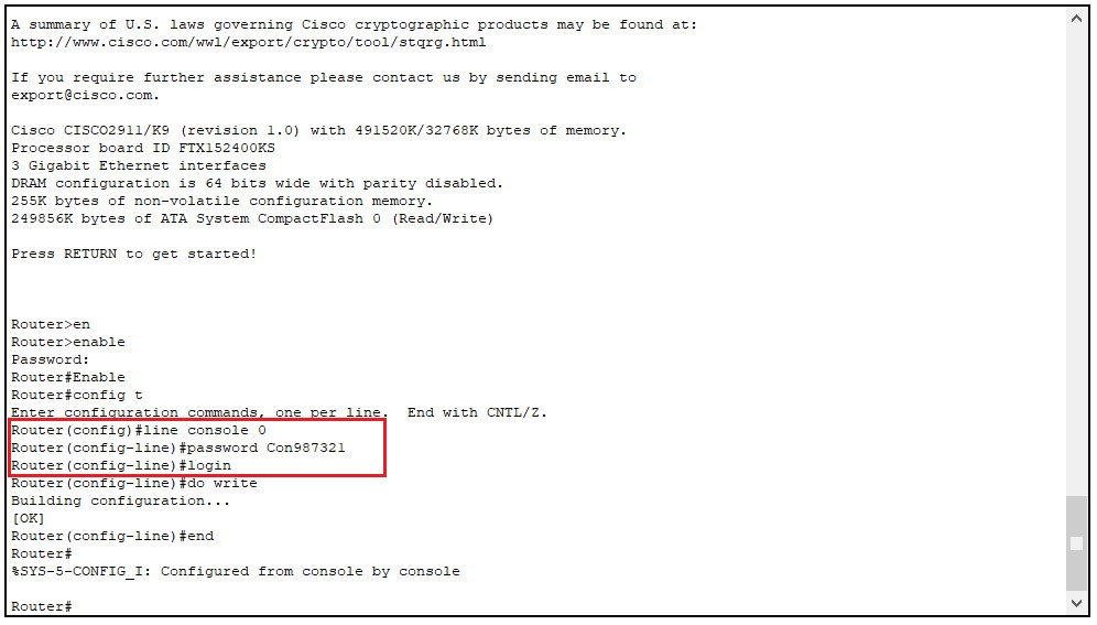 Cisco Router parola sıfırlama