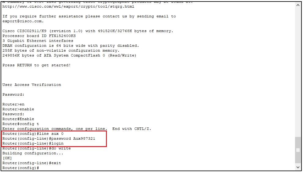 Cisco Router parola sıfırlama