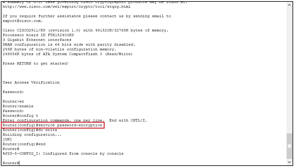 Cisco Router parola sıfırlama