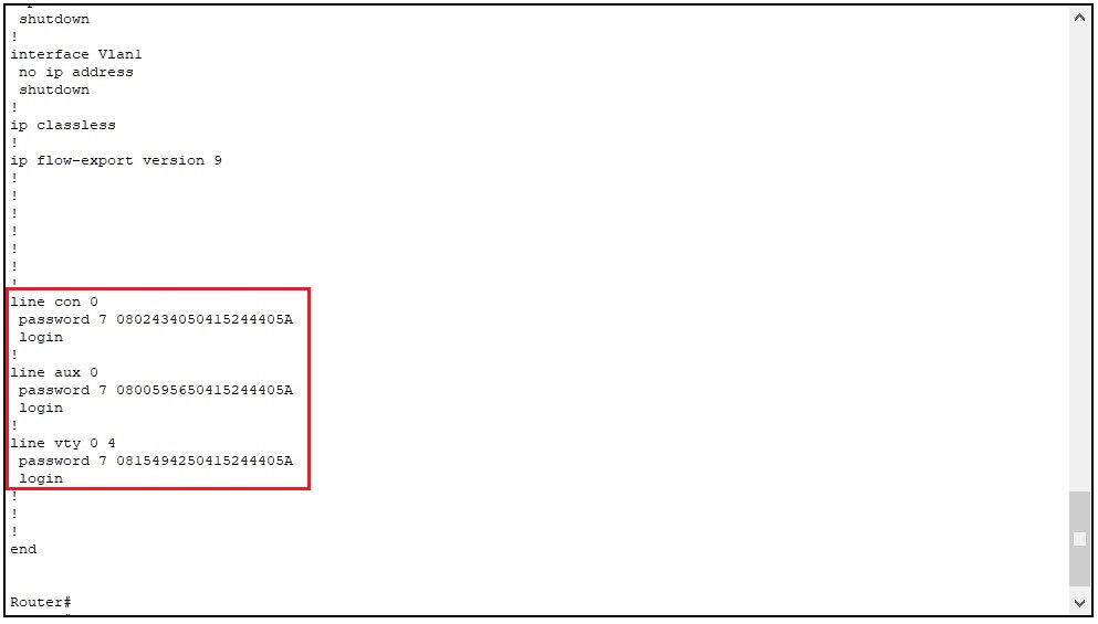 Cisco Router parola sıfırlama