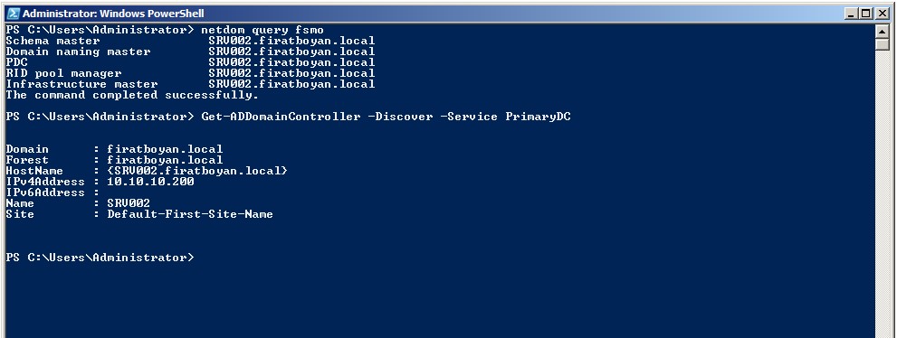 Domain Controller Migration