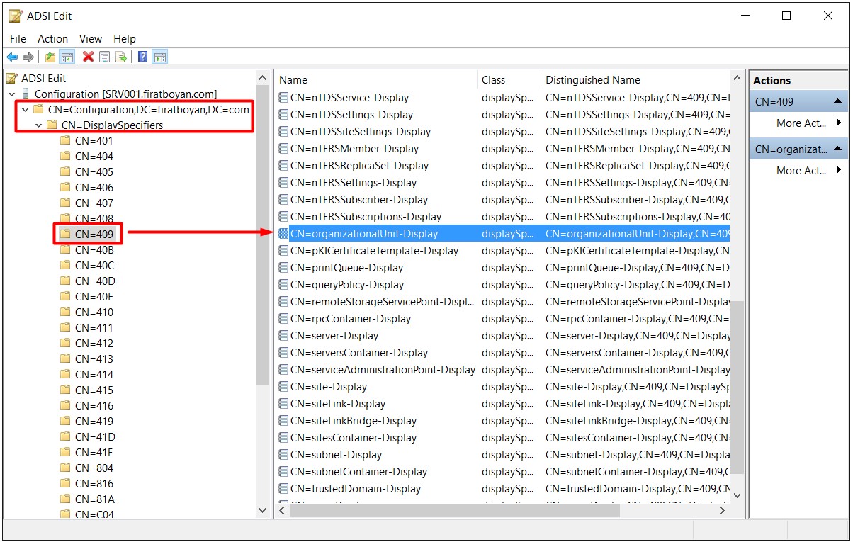 Active Directory Schema Attribute EKleme