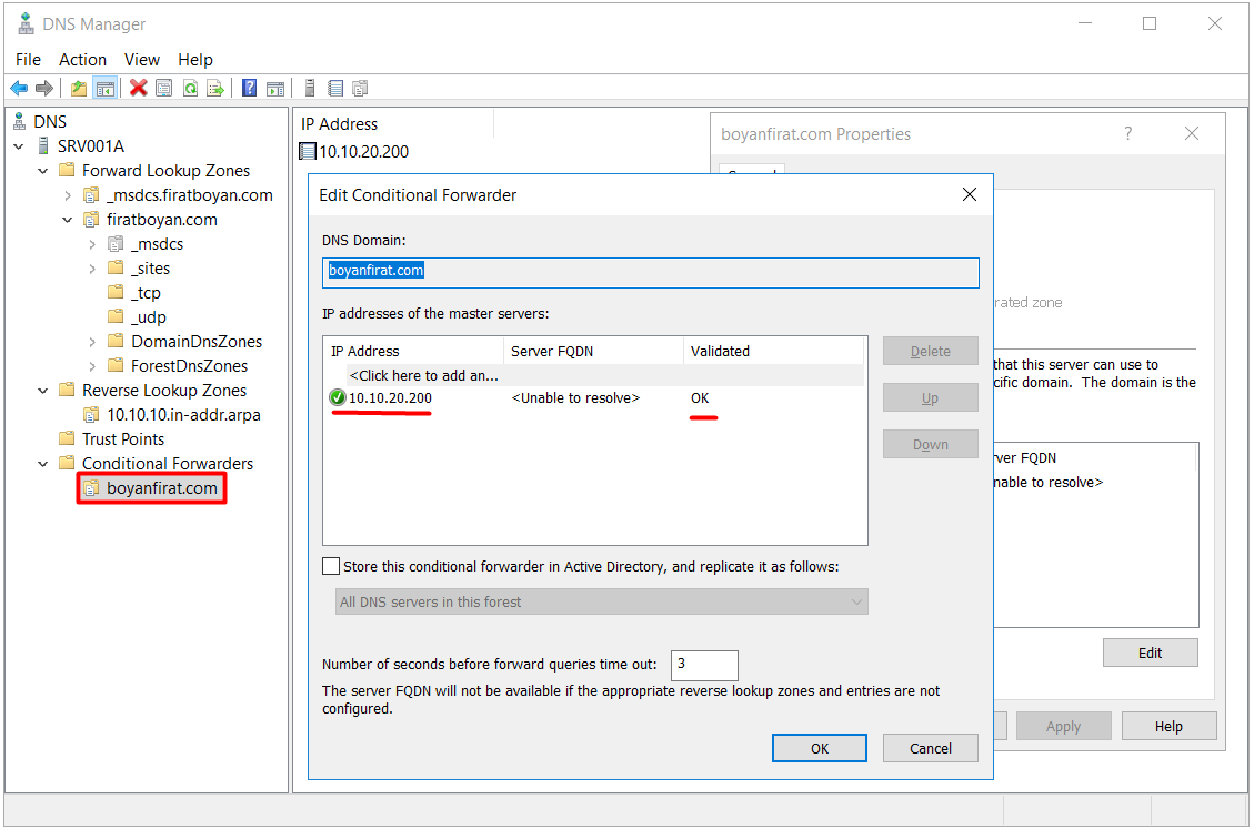 active directory domains and trust kurulumu