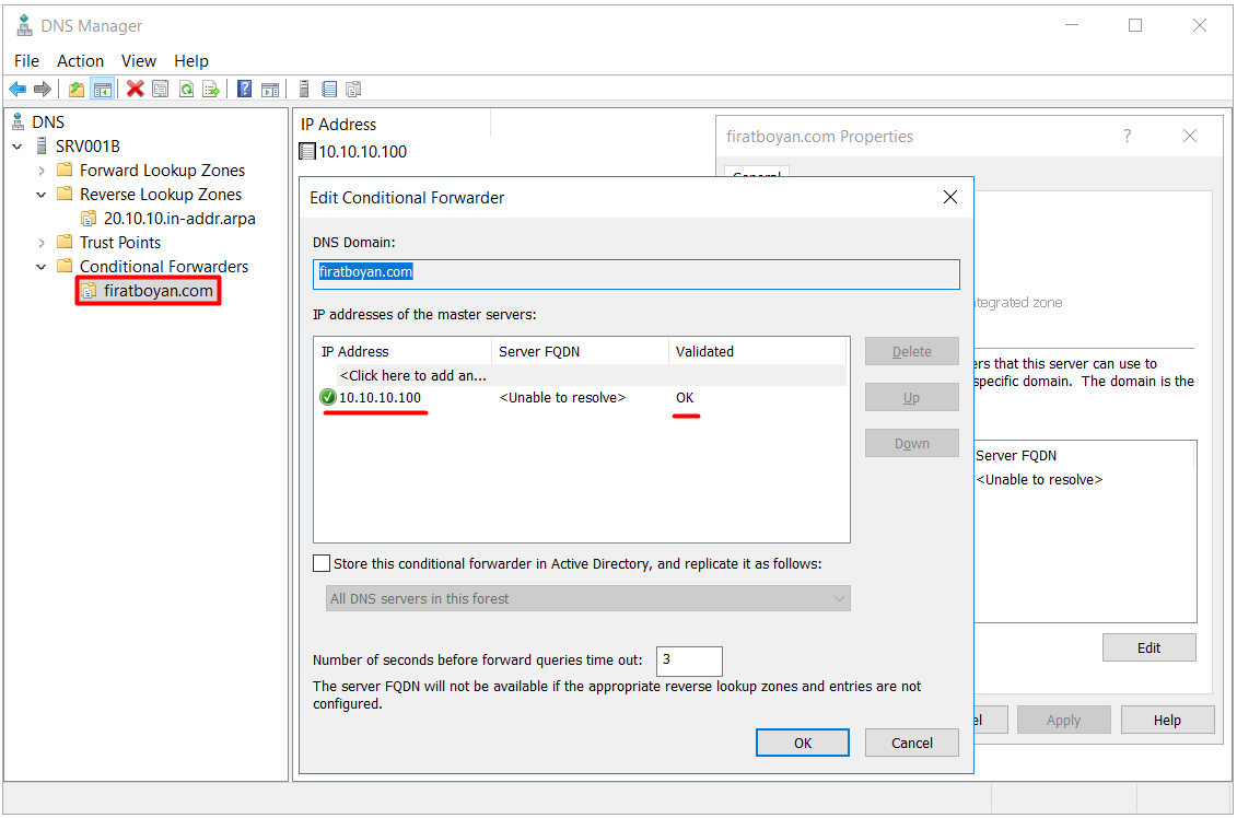 active directory domains and trust kurulumu