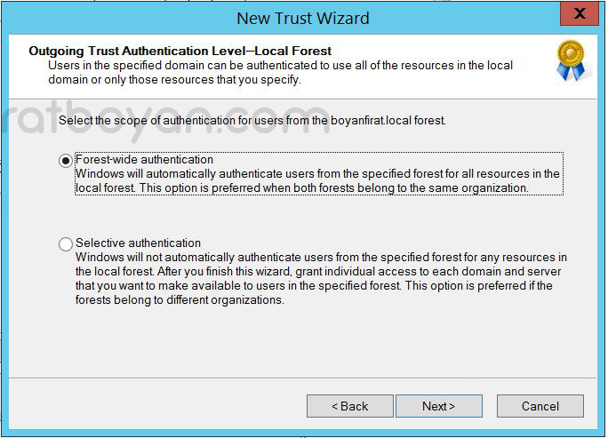 Active Directory Trust