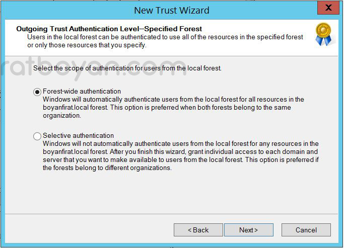 Active Directory Trust