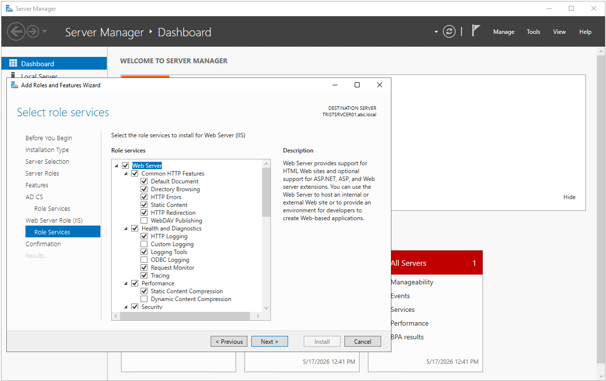 Active Directory Certification Authority Kurulum ve Yapılandırma