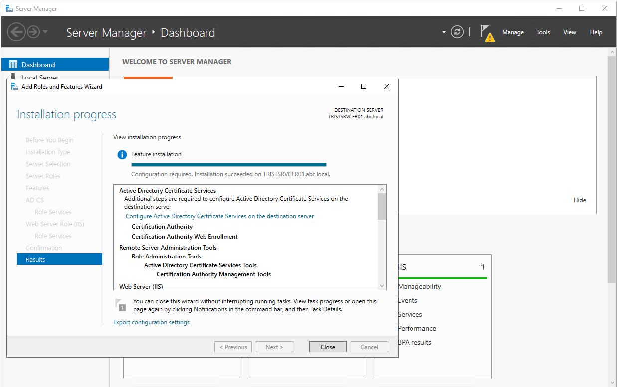 Active Directory Certification Authority Kurulum ve Yapılandırma