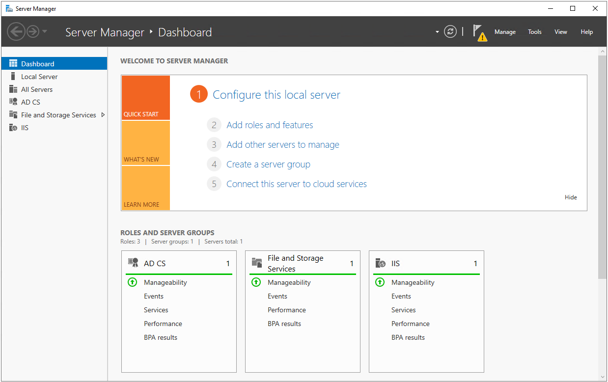 Active Directory Certification Authority Kurulum ve Yapılandırma