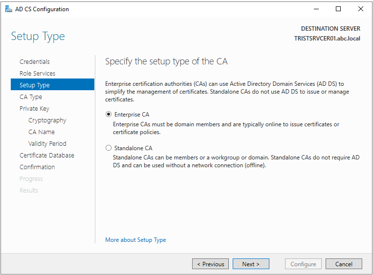Active Directory Certification Authority Kurulum ve Yapılandırma