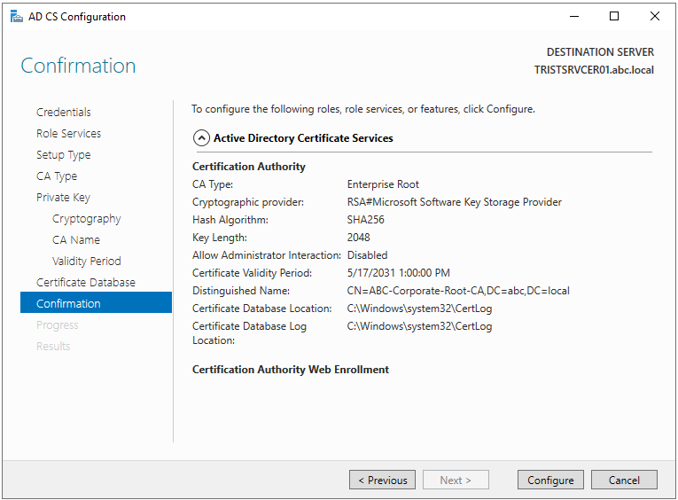 Active Directory Certification Authority Kurulum ve Yapılandırma