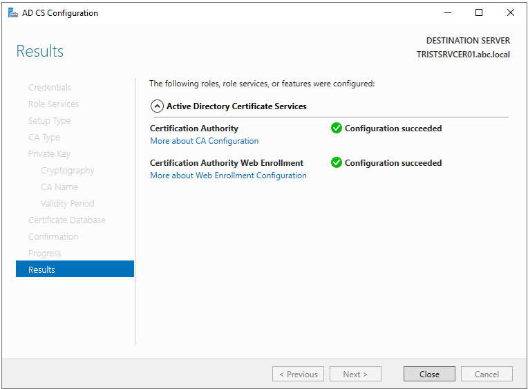 Active Directory Certification Authority Kurulum ve Yapılandırma
