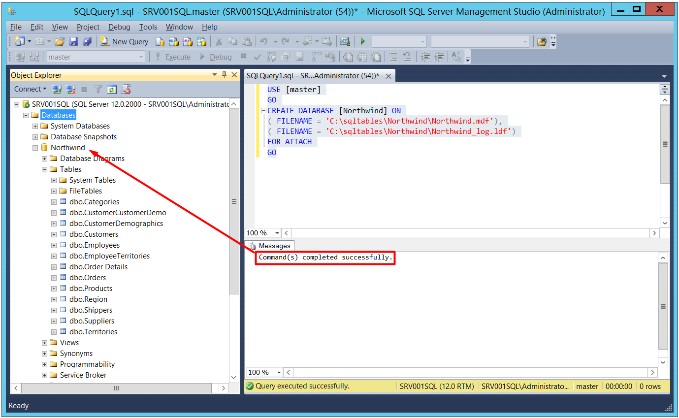 database veritabanı attach ve detach etme işlemi