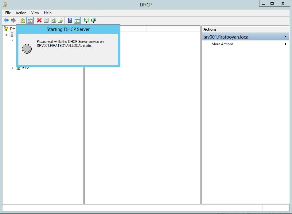 DHCP DATABASE BACKUP, RESTORE ve PATH değiştirme.