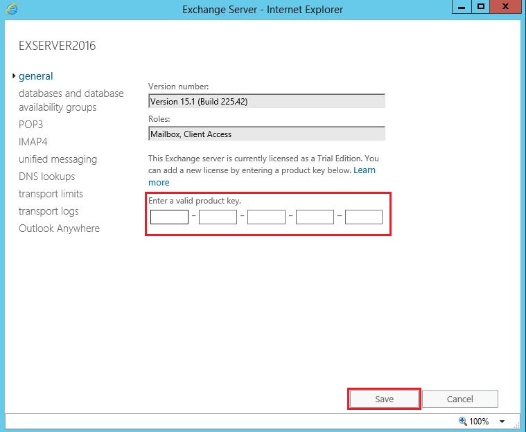 Exchange Server CAL License