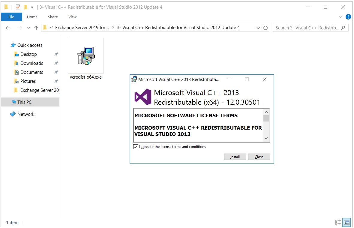 exchange server 2019 kurulumu