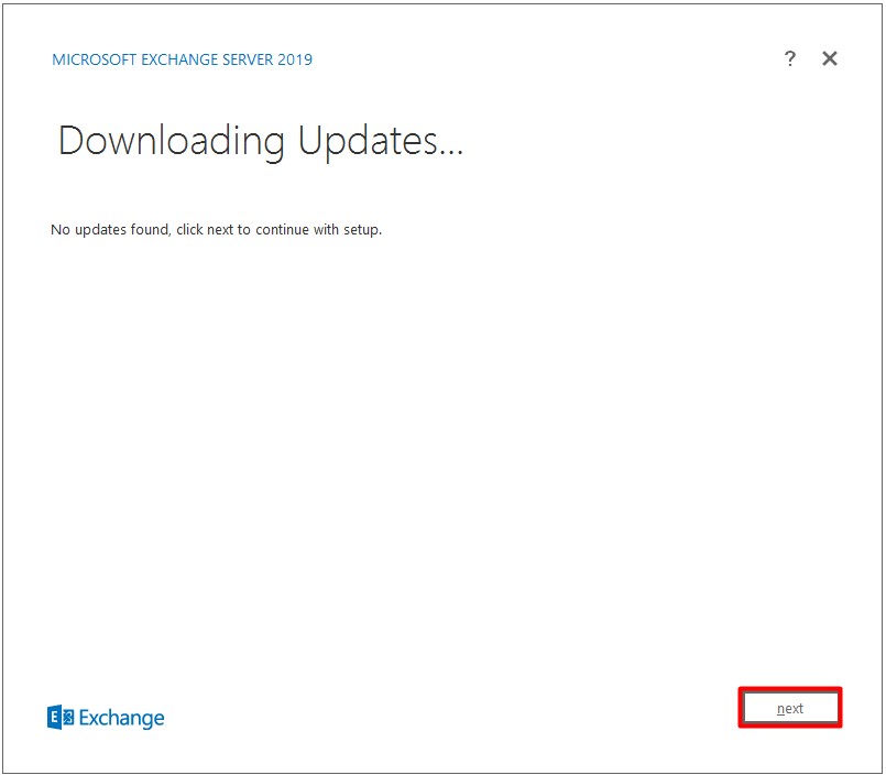 exchange server 2019 kurulumu