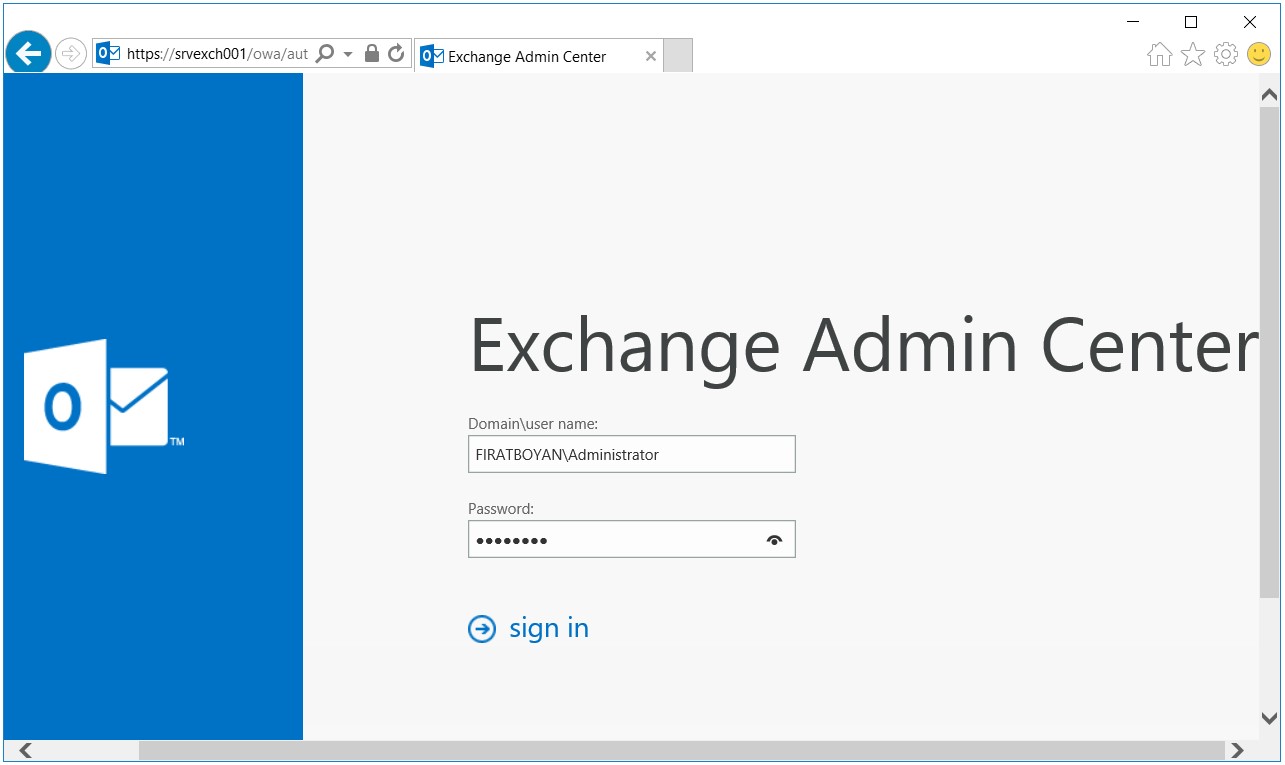 exchange server 2019 kurulumu